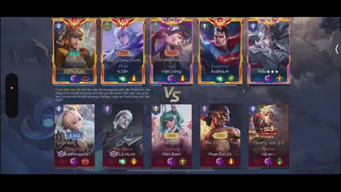 Trung bình các bố rank Việt #lienquanmobile #kudo