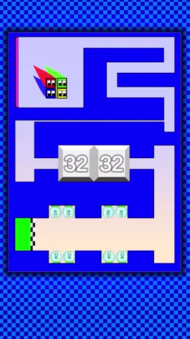 square race🟥🟦🟩🟨 #squarerace #racingsquare 