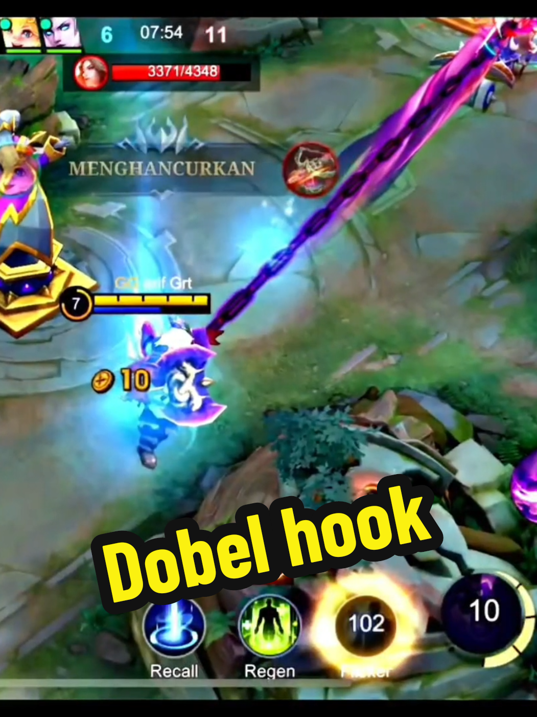 Hook nya belok😂#fypシ #mobilelegends #mlbb #francotiktok #arif_francotiktok 