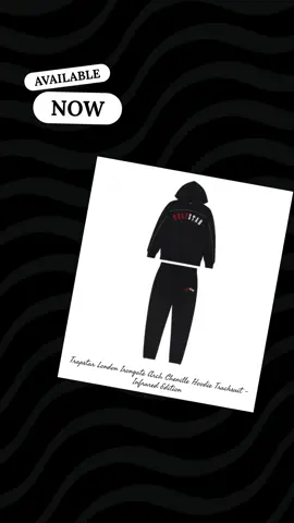 Step into the Infrared zone with the Trapstar London Irongate Arch Chenille Hoodie Tracksuit. It’s that rare fit that turns heads without trying too hard. £250 for a look that’s straight fire and built to last. Ready to flex? #STREETWEAR #StreetStyle #TRENDINGFASHION #STREETWEARBRANDS #StreetFashion