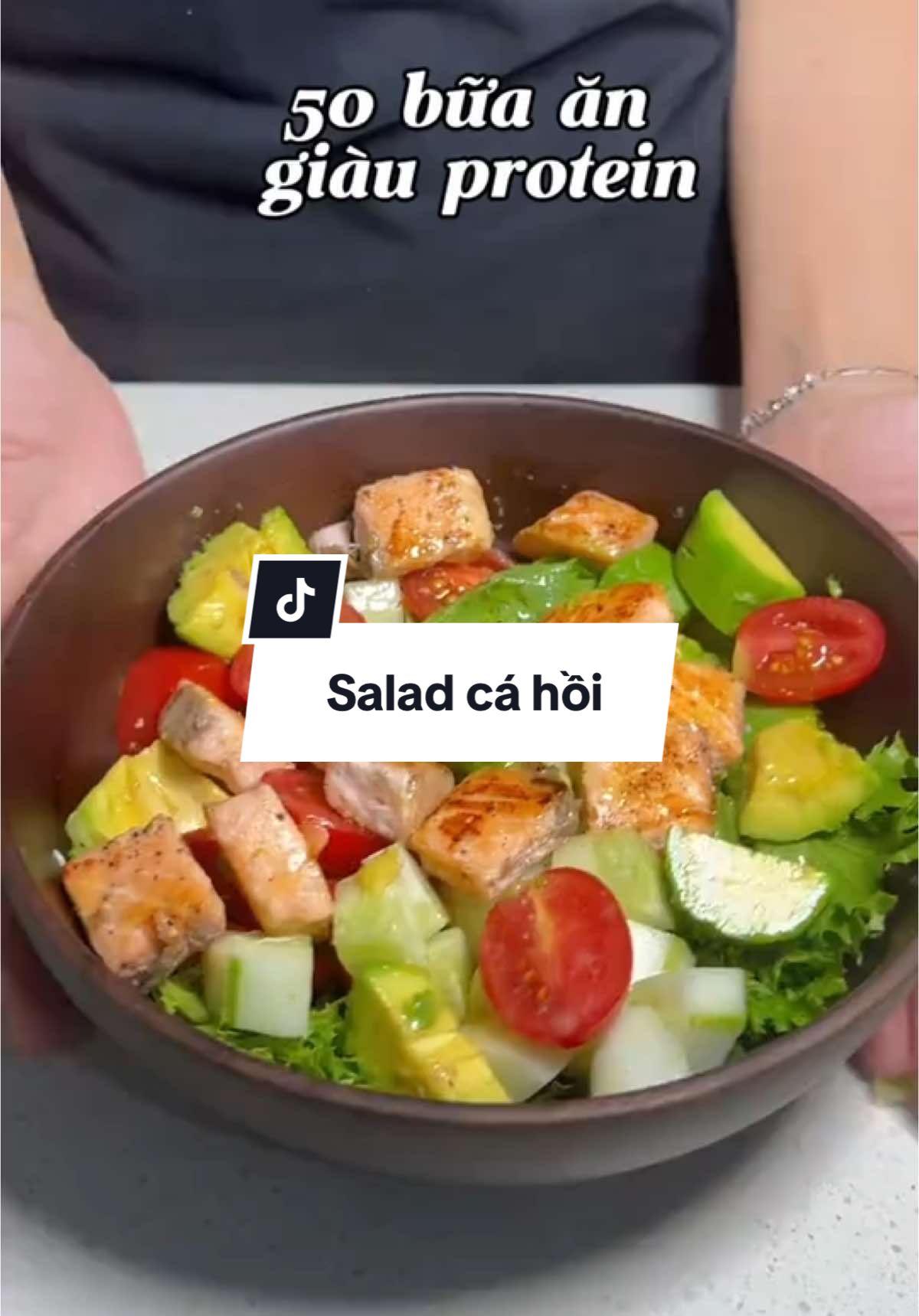 Tín đồ cá hồi đâu 😘 ăn thế này có thể ăn cả năm luôn #healthylifestyle #healthyfood #eatclean #mealplan 