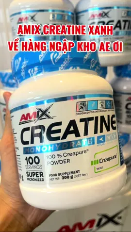 Hàng về ngập kho rồi nha anh em #creatine #amixcreatine #creatinemonohydrate 