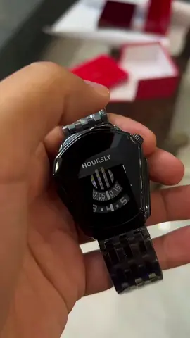 Luxury HOURSLY Brand Trend Cool Men's Wrist Watch Stainless Steel Technology Fashion Quartz Watch For Men Whatsapp For Order:03176379529 #luxurywatches #BillionaireStyle #MensFashion #watches #timechaser #timechaser1214 #automaticwatch 