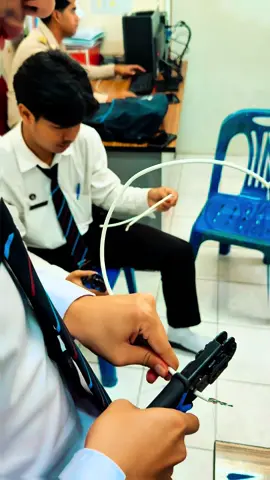 ฝึกภาคปฏิบัติการเข้าหัว rj45 #CapCut #ระบบเครือข่าย #fyp #เทรนวันนี้ #aiเปิดค่าการมองเห็น 