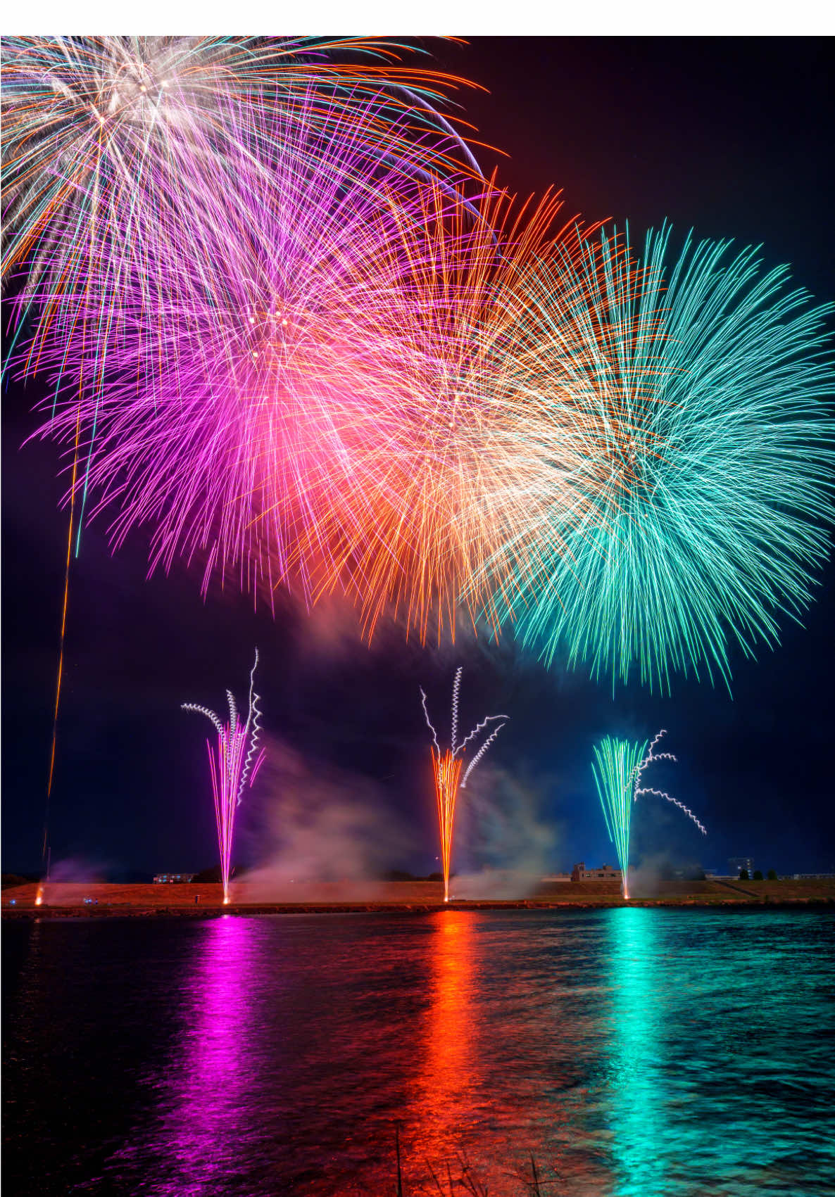 福岡の打上花火🎆🎇🇯🇵 📍Chikugo River / Fukuoka,Japan 🗓️2025/08/05 📱iPhone15ProMax #筑後川花火大会  #筑後川花火大会2025  #chikugoriver  #福岡 #福岡県  #fukuoka  #japan