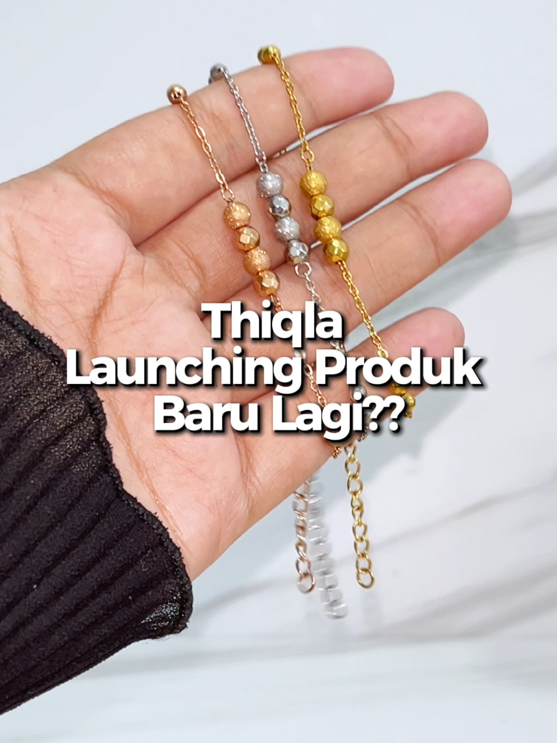Siapin dompet paksu sekarang 😱‼️ #KilauUntukKu #Thiqla #Mompreneur #PerhiasanThiqla #Mom #GelangManika #GelangEmas #PerhiasanWanita #PerhiasanEmas #BerkilauBersama #Ibu #PermataThiqla #PromoGuncang88 #NewProduct #Launching 