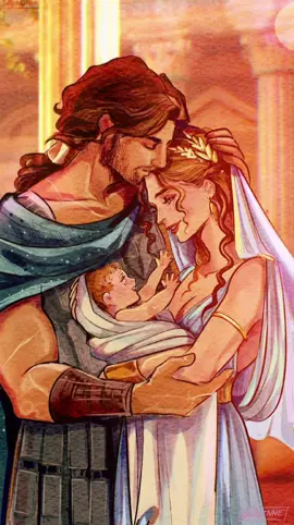 Andromache — a woman who lost everyone she loved  Im really sorry… I will do this again 🫶 #art #fanart #epic #epicthemusical #odyssey #odysseus #troy #ilium #epicthemusicalfanart #animation #hector #andromache #astyanax 