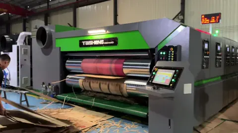 whole vacuum transfer 1428 carton machine#corrugatedmakingmachine #Taisheng #printermachine #cartonboxmachine 