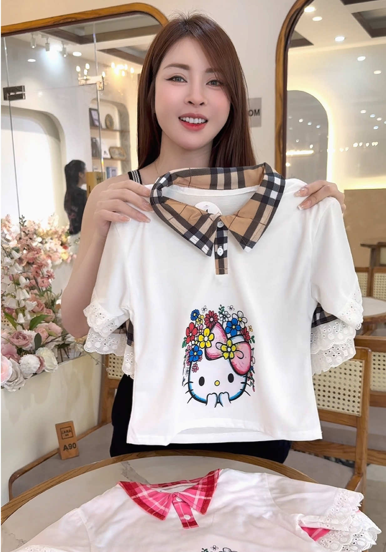 Bộ helokitty cho bé đi học 🦋🦋#thơitrangtreem #xuhuongtiktok #quànaotreemcaocap 