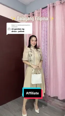 Replying to @chellenandcmartin Eto na po ang Yellow Basket mam. ✨ #trending #mamiiclaud  #GirlOnTrend #TikTokShopOnTrend  #TiktokShopStyleltGirl  #tiktokshopstyleuniversity #TiktokShopStudioSesh  #filipinafaves #dress #mididress #puffsleevesdress #DalagangFilipina #Babydolldress#modernfilipiniana #Filipinianadress #bolero #terno  #tfashion #TikTokFashion #populartiktoktrends #womenswear  #dresstoimpress #tiktokshopwomenswear  #trendingoutfits #cutefits #outfitsweek #GirlBossMoment #TikTokShopFashion #glowupgoals  #CerealCerdik 