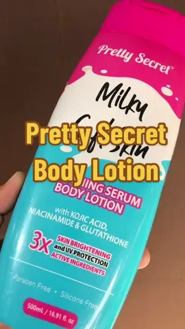 Pretty Secret Lotion Milky Soft Skin #prettysecretlotion  #skincare  #whiteningbodylotion  #lotion  #honestreview 