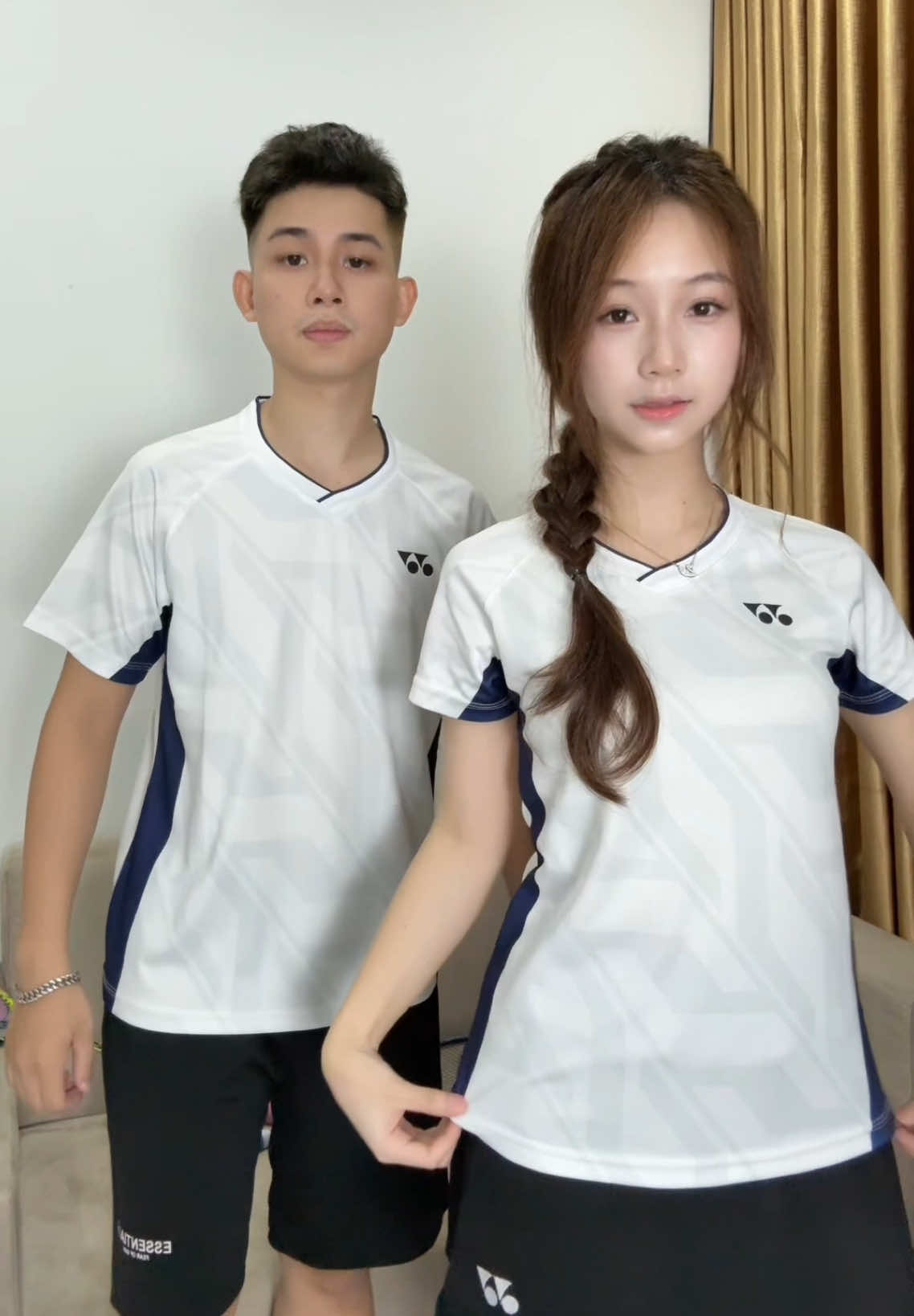 Cách đánh giấu chủ quyền của ae lông thủ muk ngay đồ đôi với nyy #xuhuong #caulong #quanaothethao 