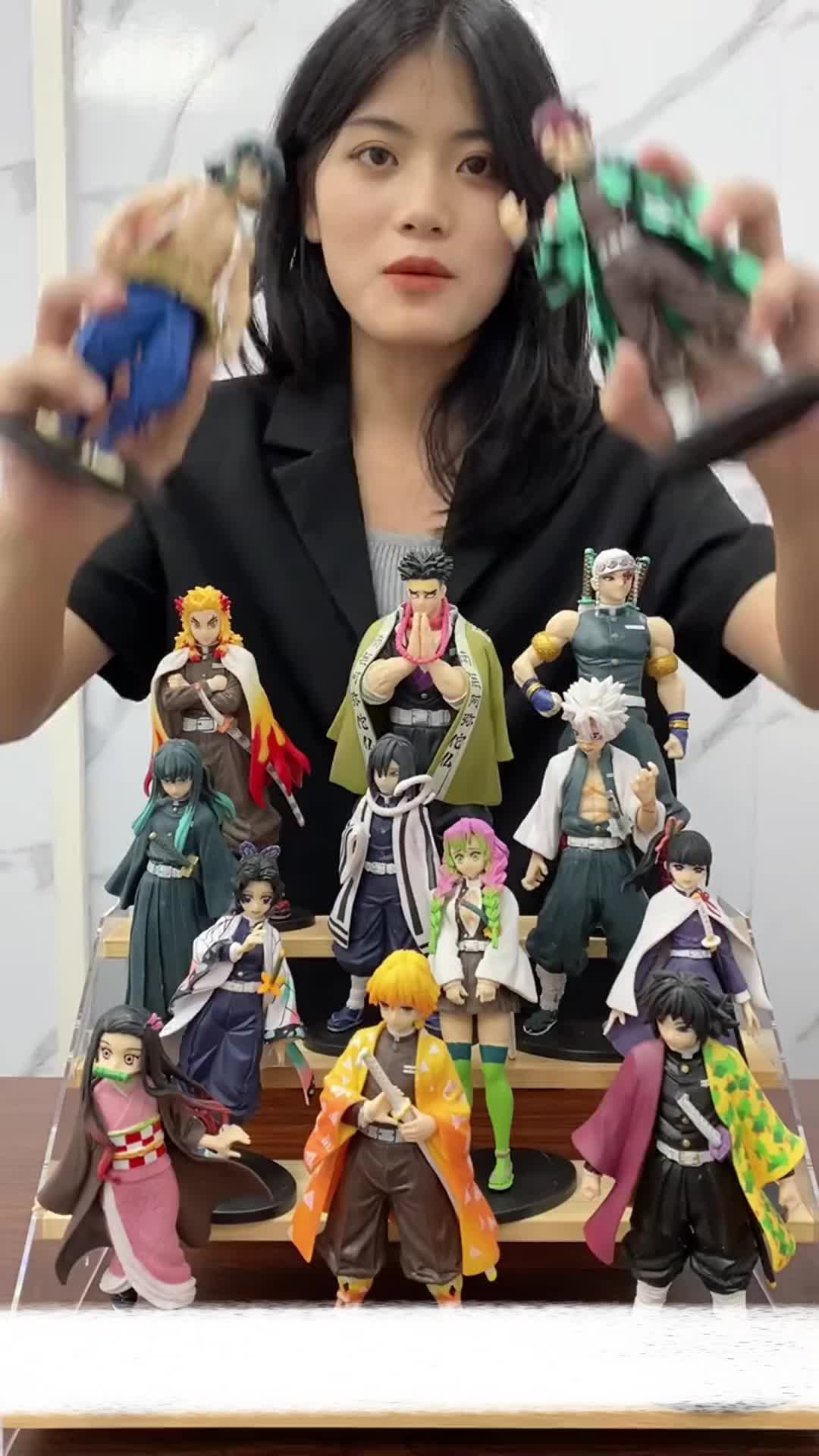 Figure Tanjiro Kamado Kyojuro Rengoku Demon Slayer Vibration Stars Action Figure Anime

 