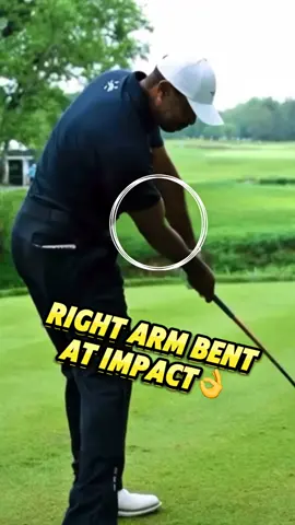 Tiger Woods’ right arm moves perfectly — it gets in front of the hip, stays bent at impact, then fully straightens just after. Lovely 👌  #golf #golfswing #golflife #golfswingpractice #golfaddict #golfstagram #golfcoaching⛳ #golfcourse #golfcoach #golfclub #golftips #golftip #golftipsdaily #golfpro #golflessonsneeded #golflesson #golflessons #golfday #golfislife #golfswag #golfshot #golfing #golfer #onlinegolflessons #golftime #whyilovethisgame #golfchannel