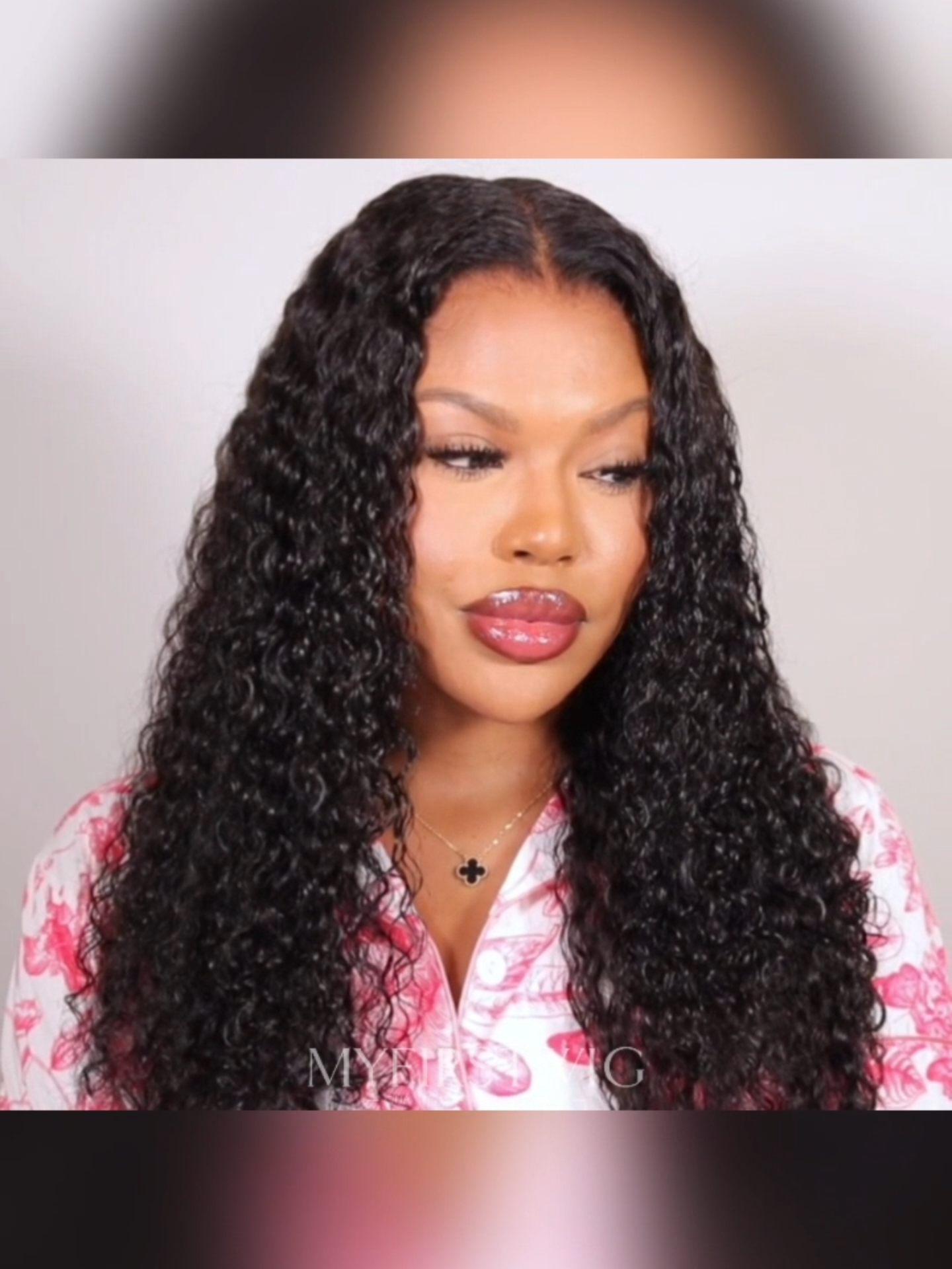 Who needs glue when your wig fits like a dream? Loving this natural look! 🎉Same wig in the video: search 'LFC001' in b!o. #humanhairwig #protectivehairstyle #curlywig #protectivestyles #lacewig