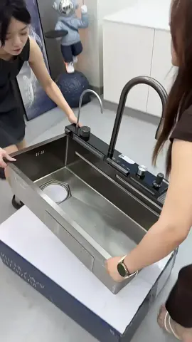 Chậu rửa bát 1 hố thông minh #cmthanhdat #thietbivesinh #noithatphongtam #nhadep #tbvs #lavabo #tuchaulavabo 