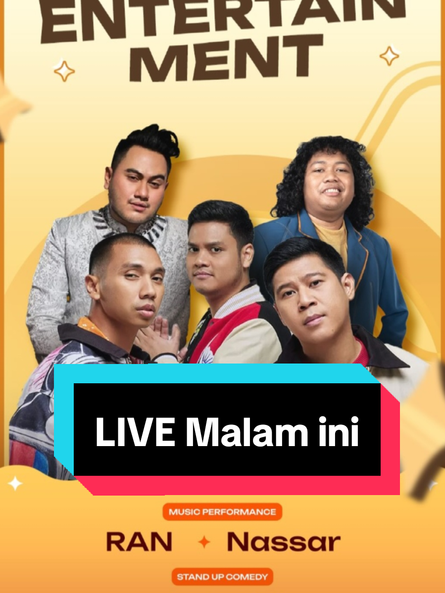 Nanti malam mulai jam 19.00, kita Live lagi ya, kali ini ada King Nassar dan RAN  #foryou #dangdut #musik #konser #guru #viral #LIVEIncentiveProgram #LIVECanBeEasy #PaidPartnership 