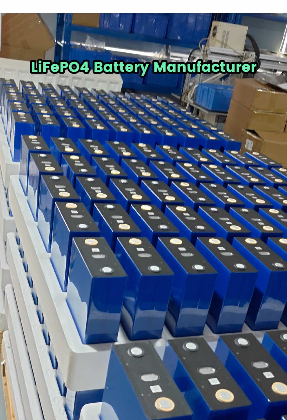 LiFePO4 battery factory #lifepo4battery #lithiumbattery #energystoragesystem #fyp #foryour #foryourpage #battery #solarsystem 