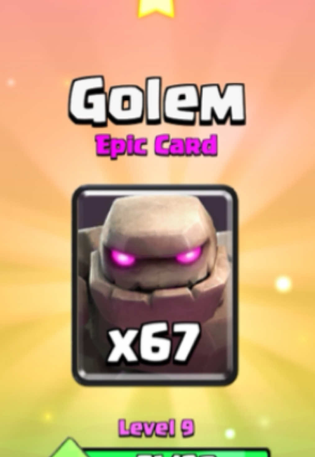 #67 #sneakygolem #memes #clashroyale 