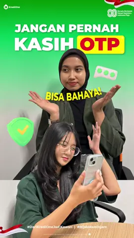 Sering dapet kode Virtual Account dari nomor yang ngaku KrediOne?😱 Hati-hati! Itu bisa jadi penipuan lho Kawan! Karena KrediOne tidak pernah mengirimkan kode Virtual Account melalui WhatsApp. Jadi, kalo ketemu hal kaya gini, kamu harus waspada dan langsung konfirmasi ke kontak resmi CS KrediOne yuk!	🤗 #KrediOne #DariKrediOneJadiKawan #BiijakMeminjam #KawanUntukSolusiKeuangan #Fintech #PinDar #ModusPenipuan 