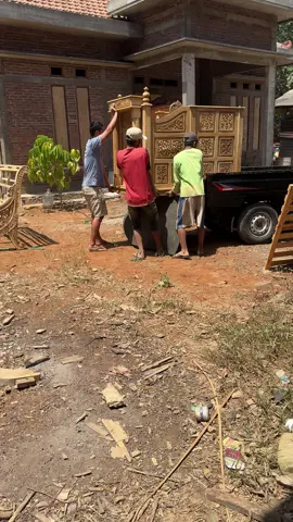 Panas mulo tak gas bos demi amanah panjenengan #biomebeljepara #furniture #tiktoklive #mimbarmasjid 