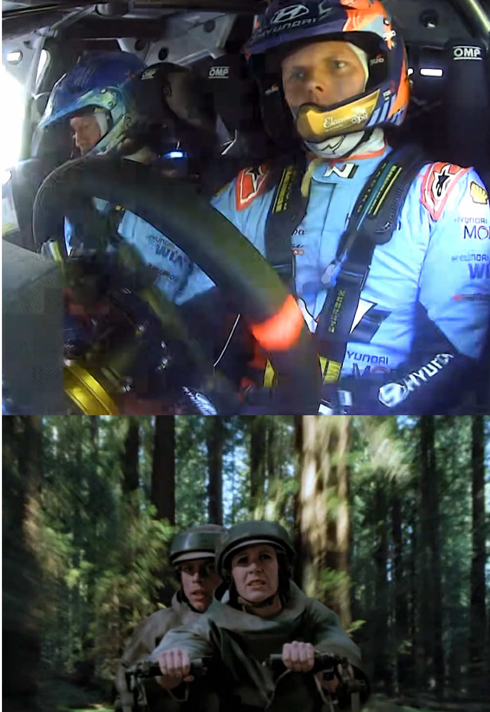 May the forest be with you 🌲 #WRC #rally #StarWars 