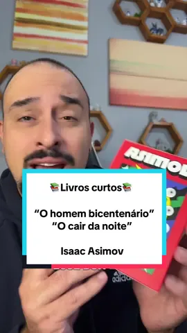 Dois livros rápidos, fáceis e envolventes para ler em poucas horas.  “O homem bicentenário” “O cair da noite” Ambos livros dos Isaac Asimov. #booktokbrasil #isaacasimov #ohomembicentenario #ocairdanoite #dicadelivro 