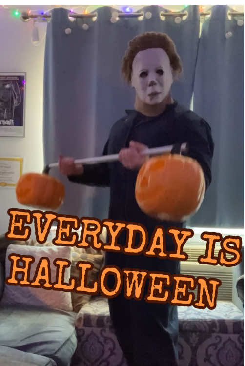 Everyday Is Halloween 🎃 #halloween #halloweenmovie #halloween1978 #jasonvoorhees #johncarpentershalloween #johncarpenter #michaelmyers #michaelmyersfans #michaelmyersmask #michaelmyerscosplay #freddykrueger #scream #theshape #thetexaschainsawmassacre #anightmareonelmstreet #fridaythe13th #terrifier #leatherface #michaelmyersmonday #michaelmyerscosplayer #horrormovies #ghostface #shudder #halloweenkills #arttheclown #spirithalloween #trickortreatstudios #frightrags #fangoria #fangoriamagazine 👻