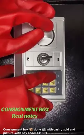 Consignment Box Video Evidence with Photo. Note: This video evidence is the only one you can share with your client to secure better payment. The box is not being shipped.