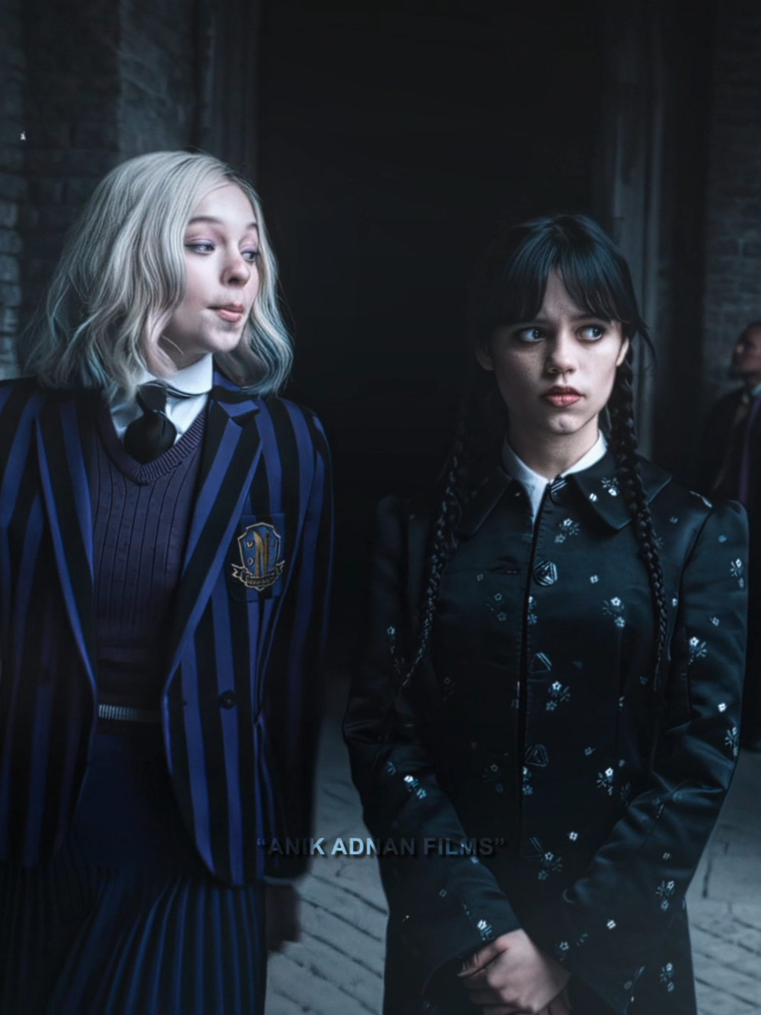 she finally hugged her | #wednesdaynetflix #wednesdayaddams #enidsinclair #emmamyers #jennaortega #edit #fypシ゚