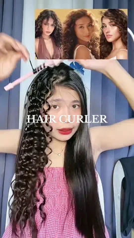 Kamukha na ako ni Maris Racal #haircurler #curler #marisracalhair #haircurl #retrohaircurl 