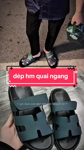 Lên cho ae quả dép Hm quai ngang hot hit mùa hè chỉ 1xx , sắm đi học đi chơi thôi #xuhuong #shopping #trending #dohottrend #boypho #thoitrang #dep #dephm 