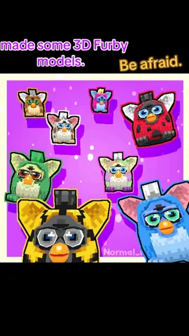 My kid thought they were cute. That’s how I ended up here.#lowpoly #pixelart #furby #pixelartist #pixel #gameart #3dmodeling #animation #nostalgic #90skids #90snostalgia #y2kaesthetic #y2k 