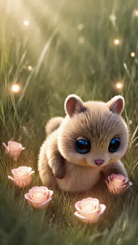 Fluffy animal have something for you🌹 #fluffyanimals #cuteanimals #PetsOfTikTok #cute #animal 