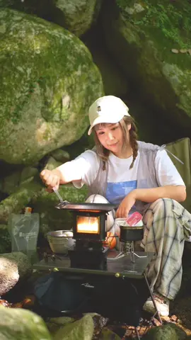 ▫️ネギのせ牛タン ▫️茄子の挟み焼き #キャンプ飯 #露營 #camping #outdoorlife #캠프 #ค่าย 
