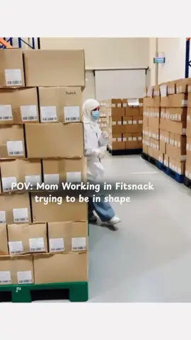 POV: Mom working at FitSnack… burning calories just by chasing Helathy snacks 😅💪 Because fitness starts in the warehouse 😂 #FitSnack #WorkingMomLife #SnackRun #WarehouseWorkout #POV #FitSnackUAE #HealthySnacks #MomOnTheMove #FunnyTikTok #RelatableContent #WalkingWalkingChallenge #SnackGoals #BehindTheScenes #FitLife #TikTokUAE