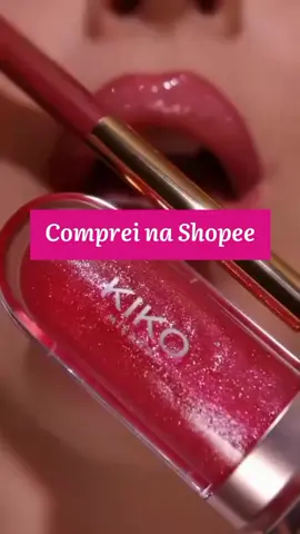 Compei na Shopee o Gloss Italiano que é puro luxo. Vou deixar o link nos comentários meninas 😉 #foryou #foryoupage #queroviralizar #kikomilano #compreimashopee #makeup #maquiagem #gloss 