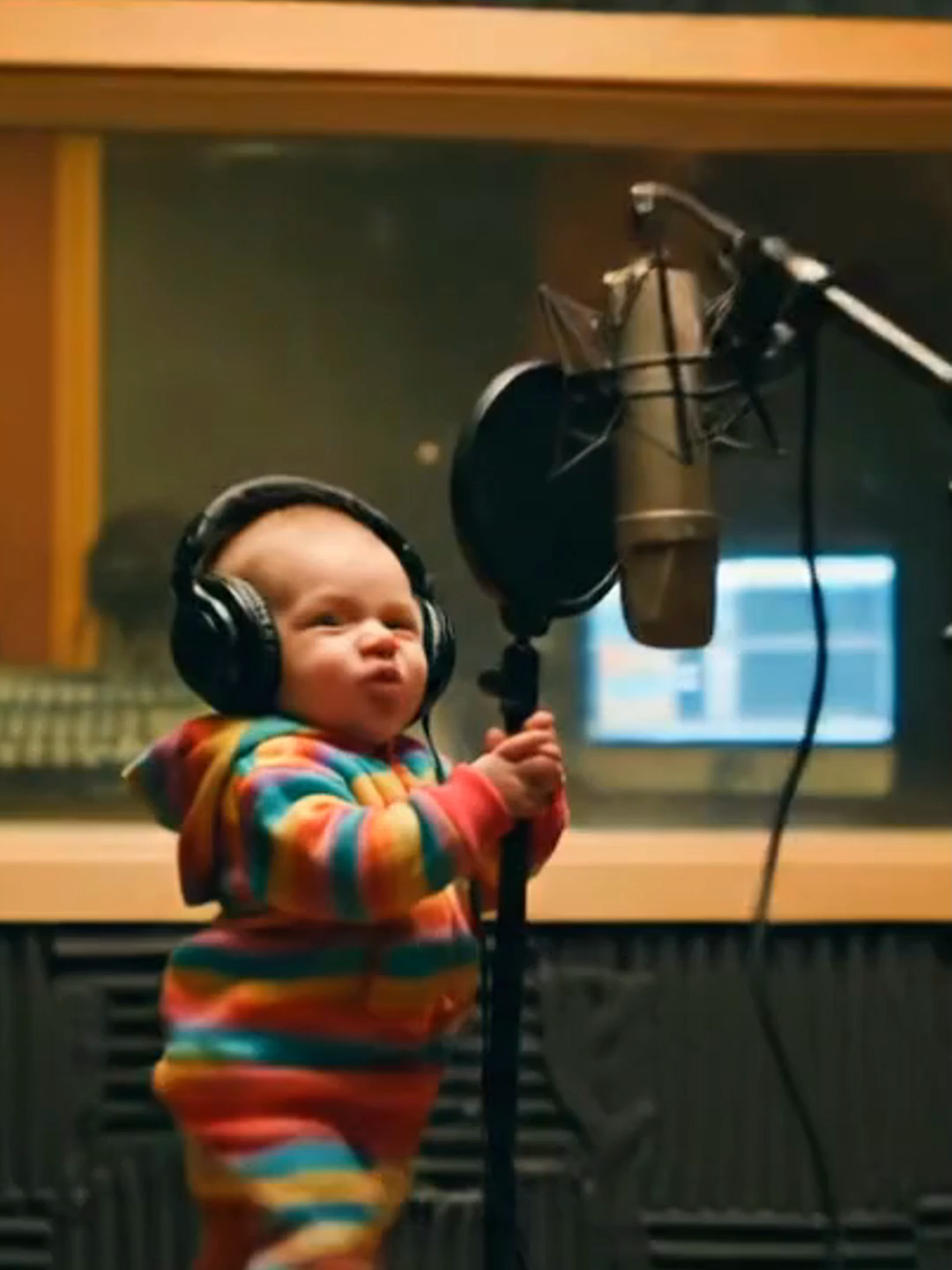 Bro made a rap to go back😂 #baby #funnytiktok #cutebaby #ai #rap