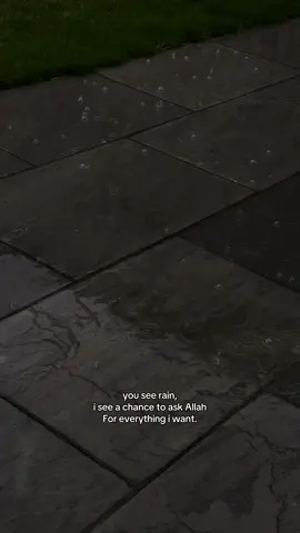 you see rain i see dua. . . . #rain #blessings #TrustinAllah #fyp 