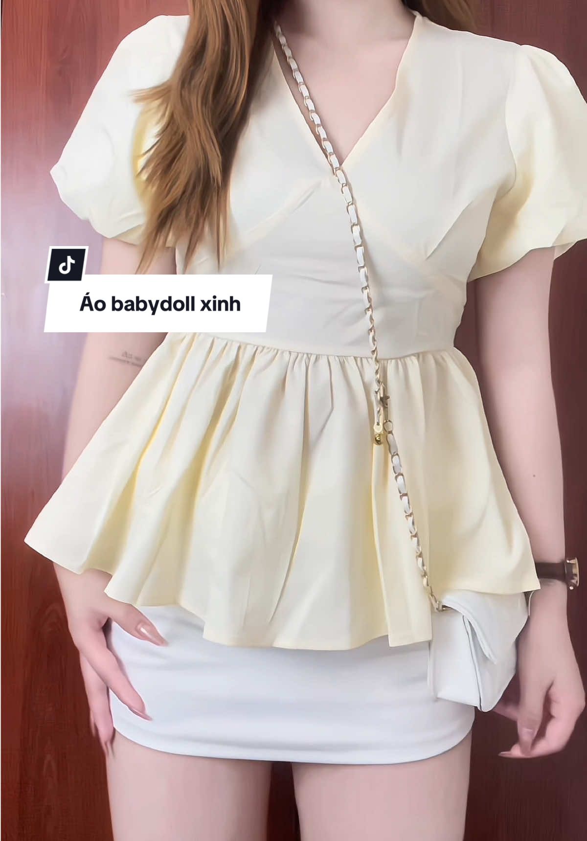 Babydoll xinh iu #xuhuongtiktok #tiktokshop #thoitrangnu #babydoll #phoidoxinh #noireehouse #reviewquanao 