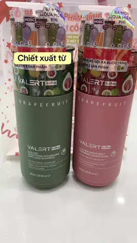 Cặp gội xả VALERT Grapefruit  Giúp giảm  rụng tóc, hỗ trợ mọc tóc.Phục hồi tóc hư tổn #daugoi #kichmoctoc #gianggiang06 