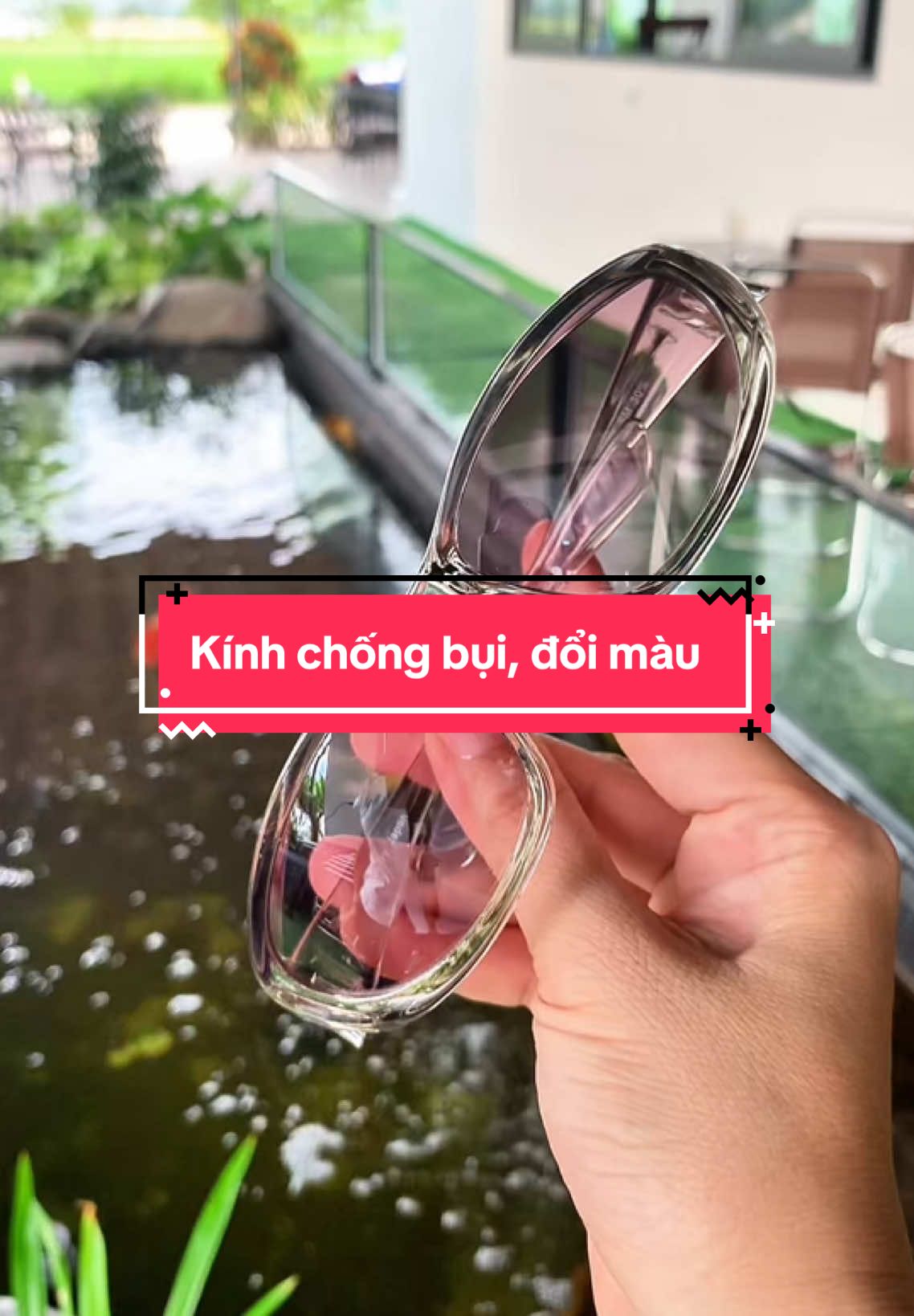 Kính chống bụi đổi màu xuất xứ Nhật Bản #kinh #kinhchongbui #kinhdoimau #kinhthoitrang #kinhmat