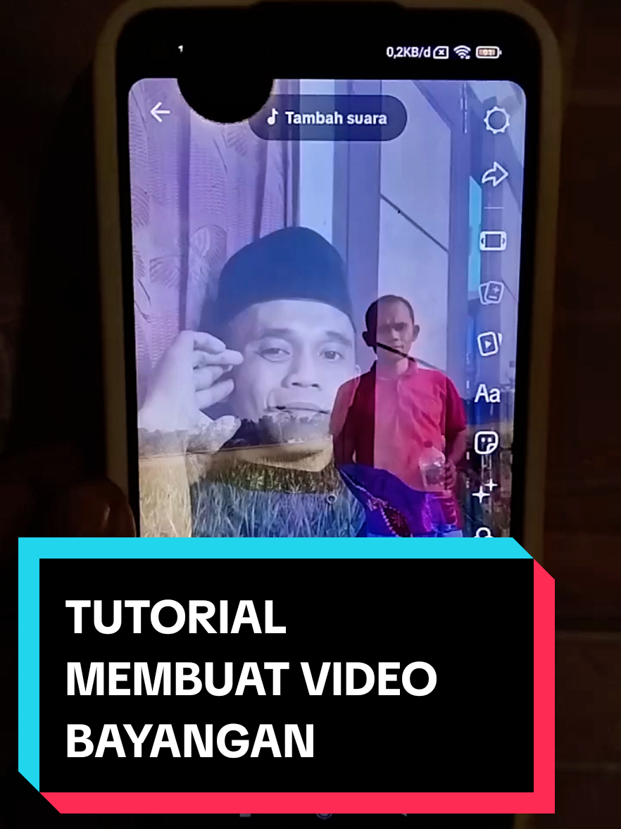 Cara membuat video atau Poto yang ada bayanganya di aplikasi tiktok #fy #foryoupage❤️❤️ 