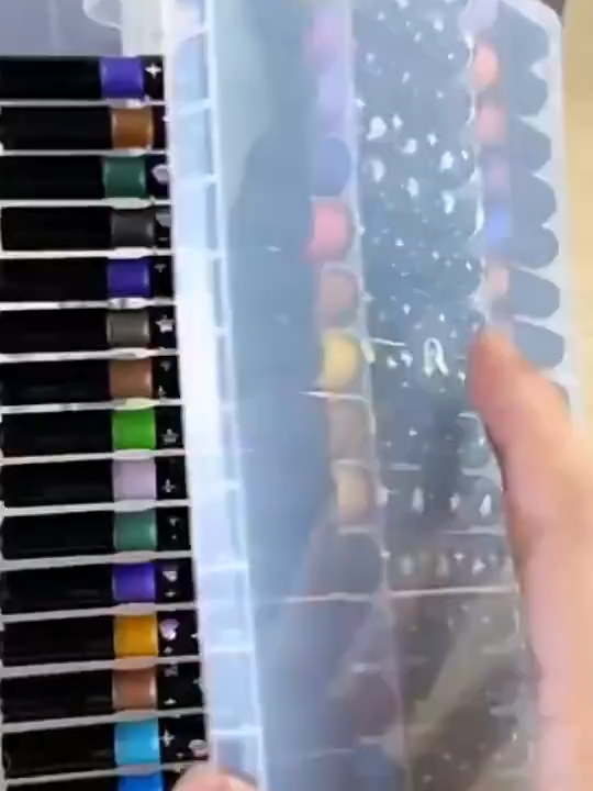 Kit Caneta Marcador Brush Metálica com Glitter Ponta Dupla Pincel Lettering Com Maleta _ Shopee Brasil