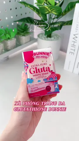 Dưỡng sáng da tại nhà mà chưa biết đến em xà phòng Glutathione nhà Bunnie này là thiếu sót nha 😉 #gemmiereview #xuhuong #trangda #xaphongtamtrang #xaphongtrangda #glutathione #duongtrangda #xaphongglutathion 