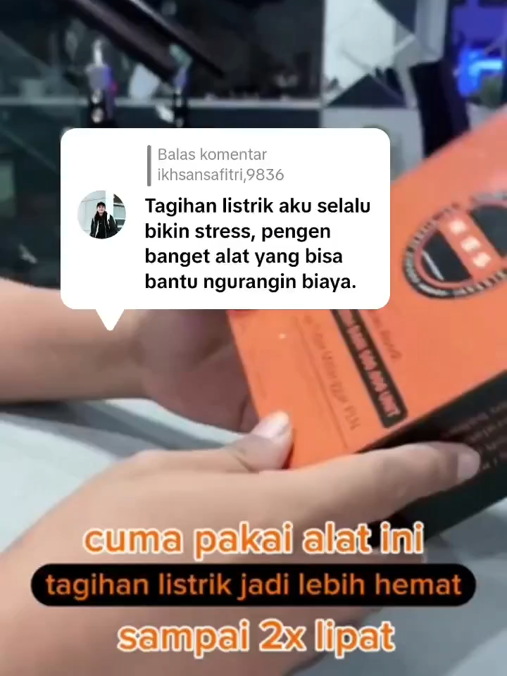Alat Penghemat Listrik Skala Micro untuk Rumah/ Apartemen/ Ruko dll Berbasis Teknologi Kapasitor Tersedia 3 Tipe Alat (Jaringan 1 Phase) : 1. Tipe A = untuk daya 900 sd 1300 VA (Cek Etalase) 2. Tipe B = untuk daya 2200 sd 4400 VA (Cek Etalase) 3. Tipe C = untuk daya 5500 sd 8800 VA (Cek Etalase) 4. Tipe D = untuk daya 11.000 VA Untuk Jaringan 3 Phase, Silahkan cek etalase kami ======= PASTIKAN PRODUK ADA ID BARCODENYA (ID Barcode digunaan untuk memvalidasi keaslian produk dan mengaktifkan garansi 1 tahun) Brand : Andoda (HSA Electric Saver) Creator : Bambang Sugiyanto Manufactured : PT Hikmat Sukses Abadi Garansi : 1 Tahun oleh PT Hikmat Sukses Abadi Kami menyediakan TIM Teknis pendampingan terkait kendala dengan alat yang dibeli dari PT Hikmat Sukses Abadi, Silahkan hubungi kami melalui website resmi PT Hikmat Sukses Abadi Setiap unit memiliki ID Barcode yang berbeda untuk memvalidasi keaslian produk yang didistribusikan oleh PT Hikmat Sukses Abadi milik Pak Bambang Sugiyanto sebagai creator Alat Penghemat Listrik ini #GajianSale #PromoGuncang88