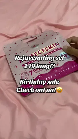 8.8 sale ✨ Click my yellow basket Perfect skin rejuvenating set for only 149! #rejuvinatingset #perfect #viral #acne #fyp #august #sale #priority #acnetreatment #whitening 