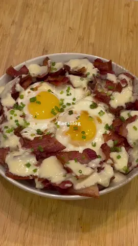 🥓🍳🍚  ingredients:  bacon  eggs  rice  fried garlic  butter  milk  monterey jack cheese  knorr liquid seasoning  spring onions  #easymeal #bacsilog #silogmeals #silog #quickrecipes #EasyRecipe #collegemeals #budgetmeal #viral #f #fyp #fyppppppppppppppppppppppp #cookwithme #cookingathometiktoktv #cooking #filipinofood #cookingtiktok #Foodie #foodiesoftiktok #foodieph #tiktokph #breakfastideas #breakfast #easyrecipesathome #easycooking #bacon #atericasbacsilog 