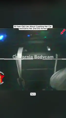 Part 2 - 19-Year-Old Lies About Crashing Her Car and Earns Her 2nd DUI Arrest #bodycam #cops #copsoftiktok #copsontiktok #police #policeofficer #policeoftiktok #fyp #tiktok #foryou 