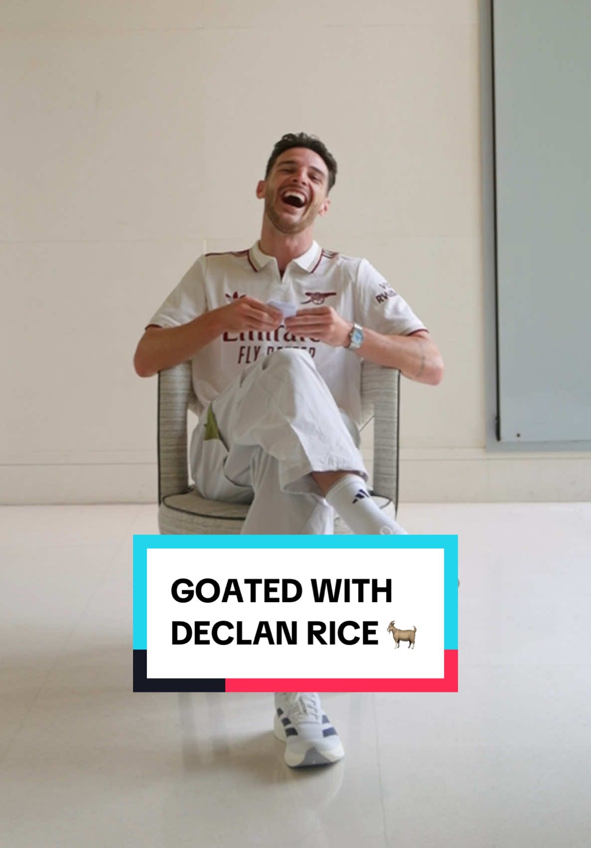 Ballon d’Or nominee Declan Rice takes on GOATED ✨ #arsenal #afc 
